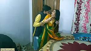 Indian woman enjoys anal sex with her untrained teenage nephew in this video