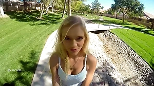 Alex Grey, an adorable American blonde, enjoys solo play in an intimate video